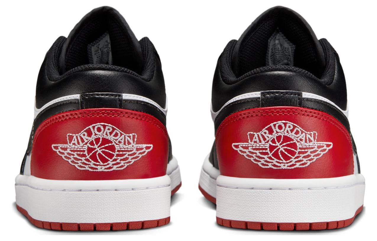 Ретро баскетбольные кроссовки Jordan Air Jordan 1 Low "Bred Toe" - изображение 5