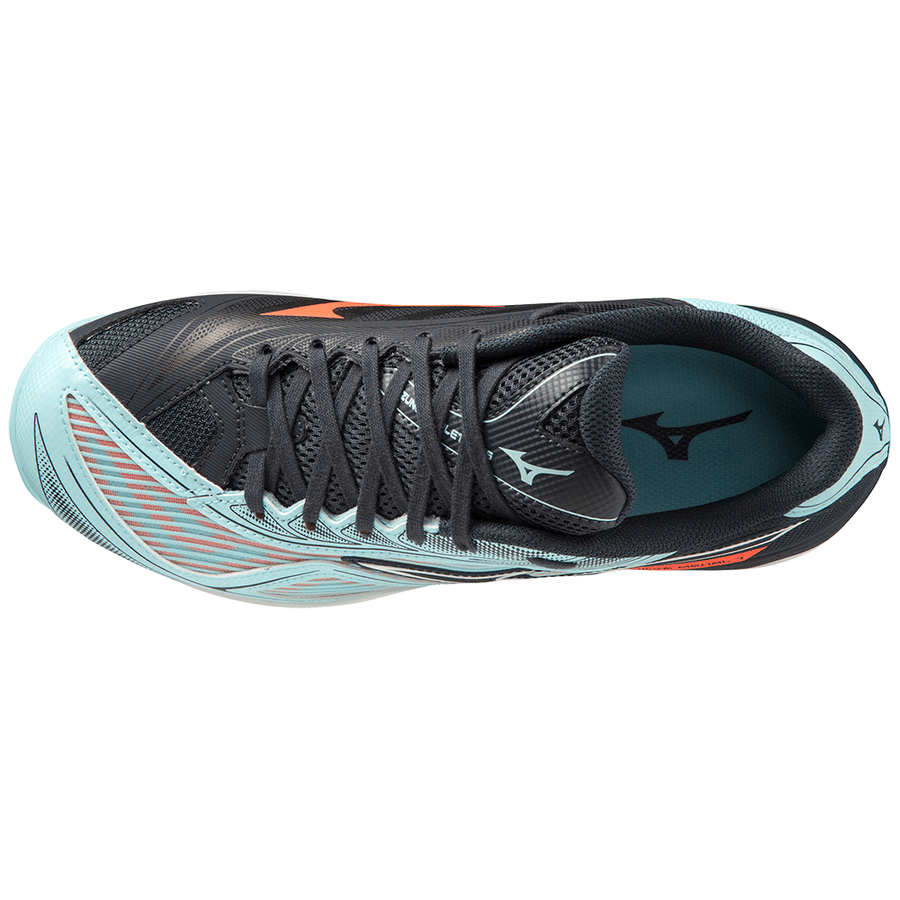 Кроссовки для спортзала Mizuno противоскользящие устойчивые к истиранию низкие кроссовки для тренировок унисекс циановый - изображение 3