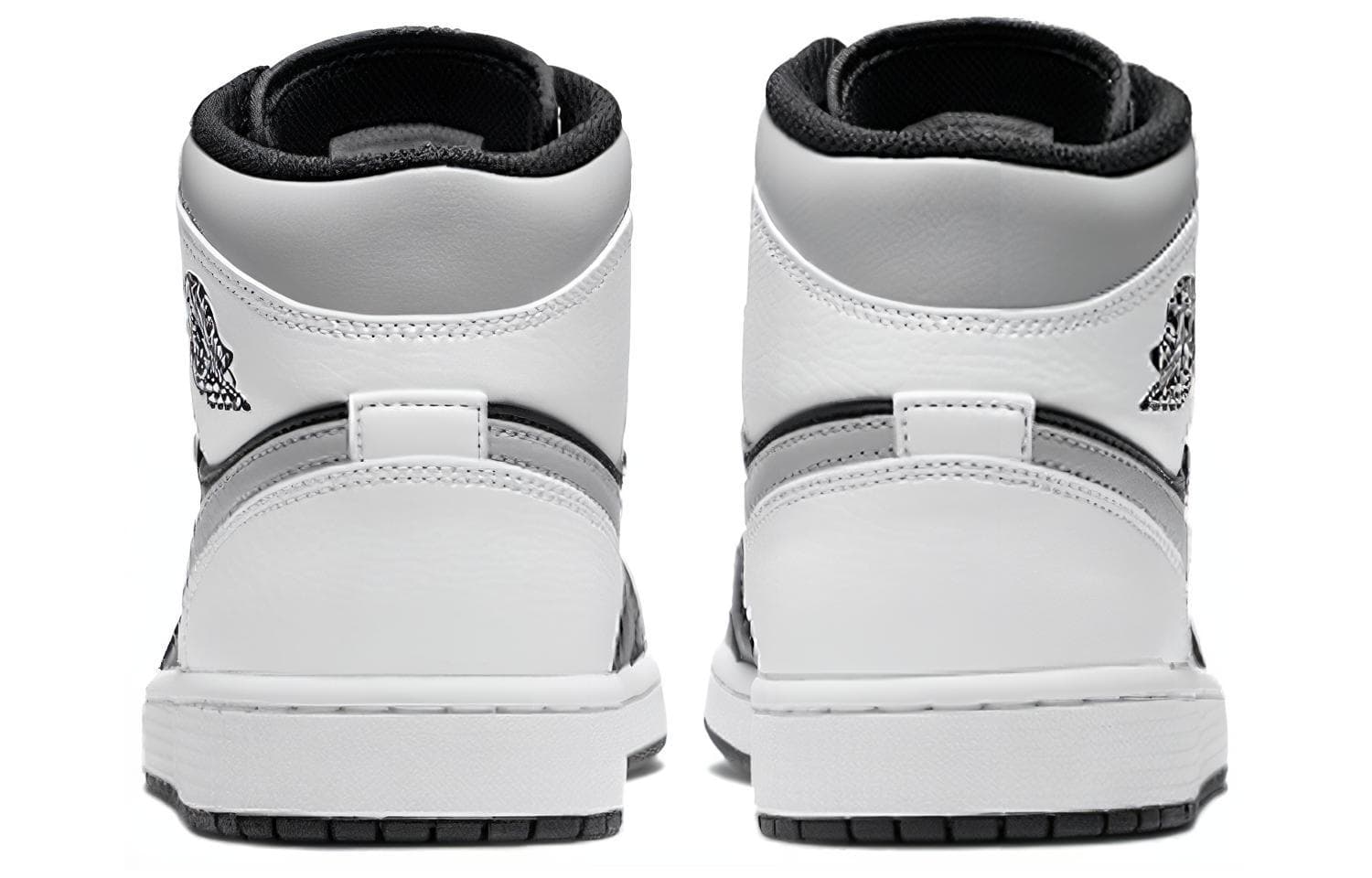 Ретро баскетбольные кроссовки Jordan Air Jordan 1 Mid "White Shadow" - изображение 5