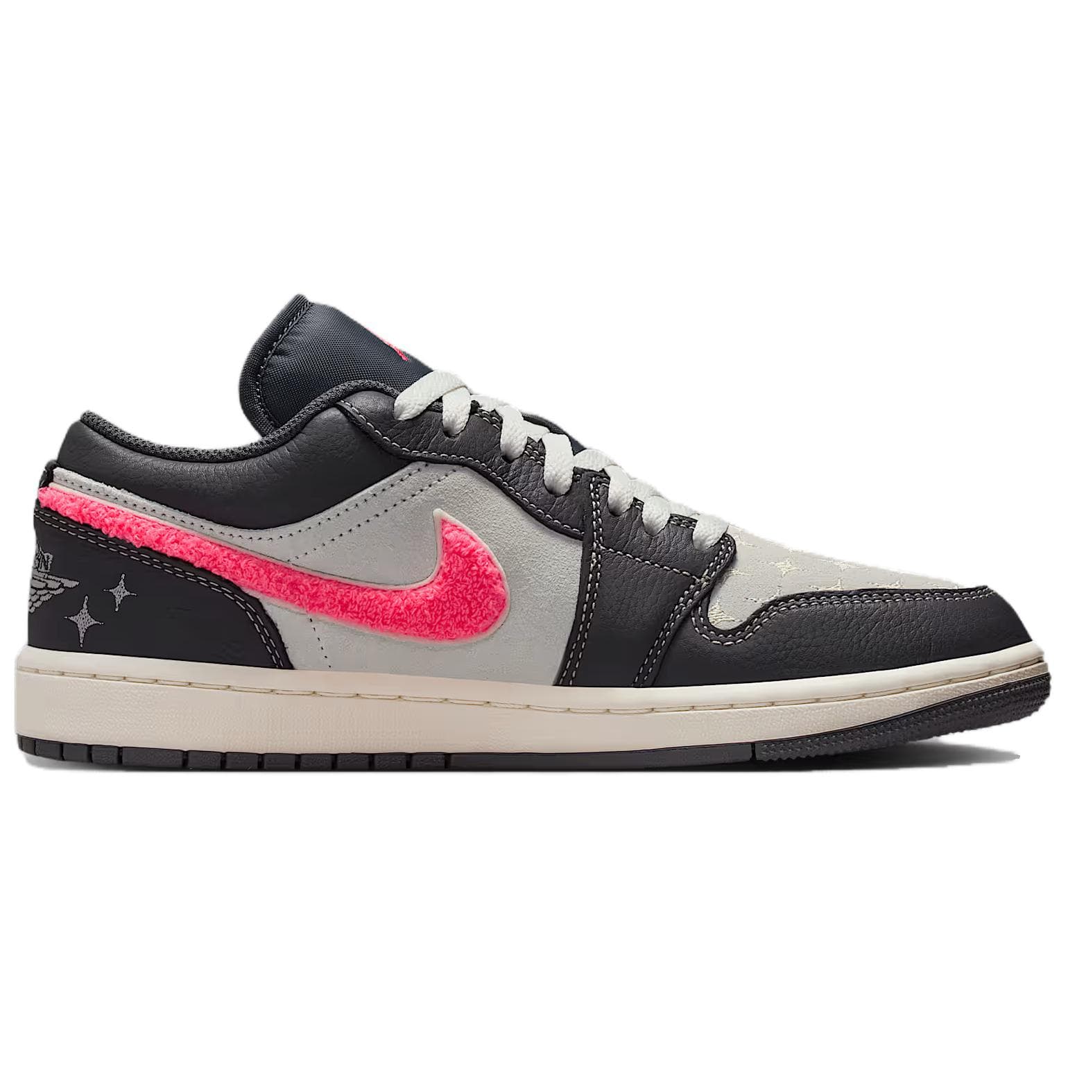 Ретро баскетбольные кроссовки Jordan Air Jordan 1 Low Топ Ретро Баскетбольные Кроссовки Женские Серые - изображение 2