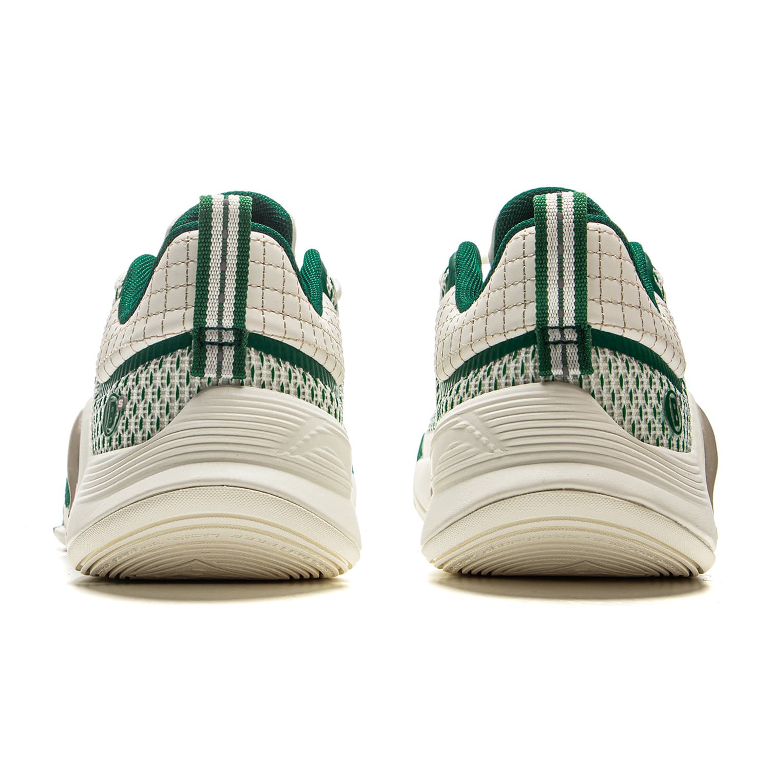 Кроссовки для баскетбола Li-Ning Баскетбольные кроссовки для игры с устойчивостью, амортизацией и покрытием, низкие, мужские, бежево-зеленый - изображение 6