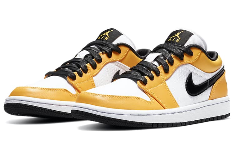 Ретро баскетбольные кроссовки Jordan Air Jordan 1 Low "Laser Orange" - изображение 3