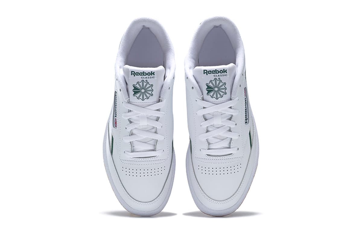 Кроссовки Reebok Club C 85 White Green - изображение 5