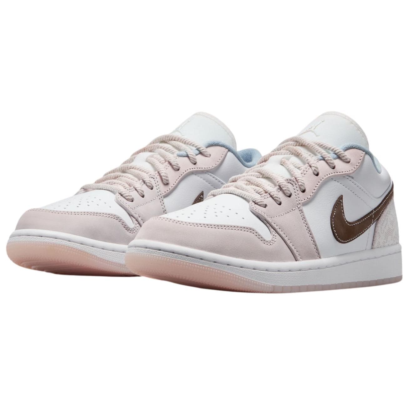 Ретро баскетбольные кроссовки Air Jordan 1 Low "Coral" - изображение 3