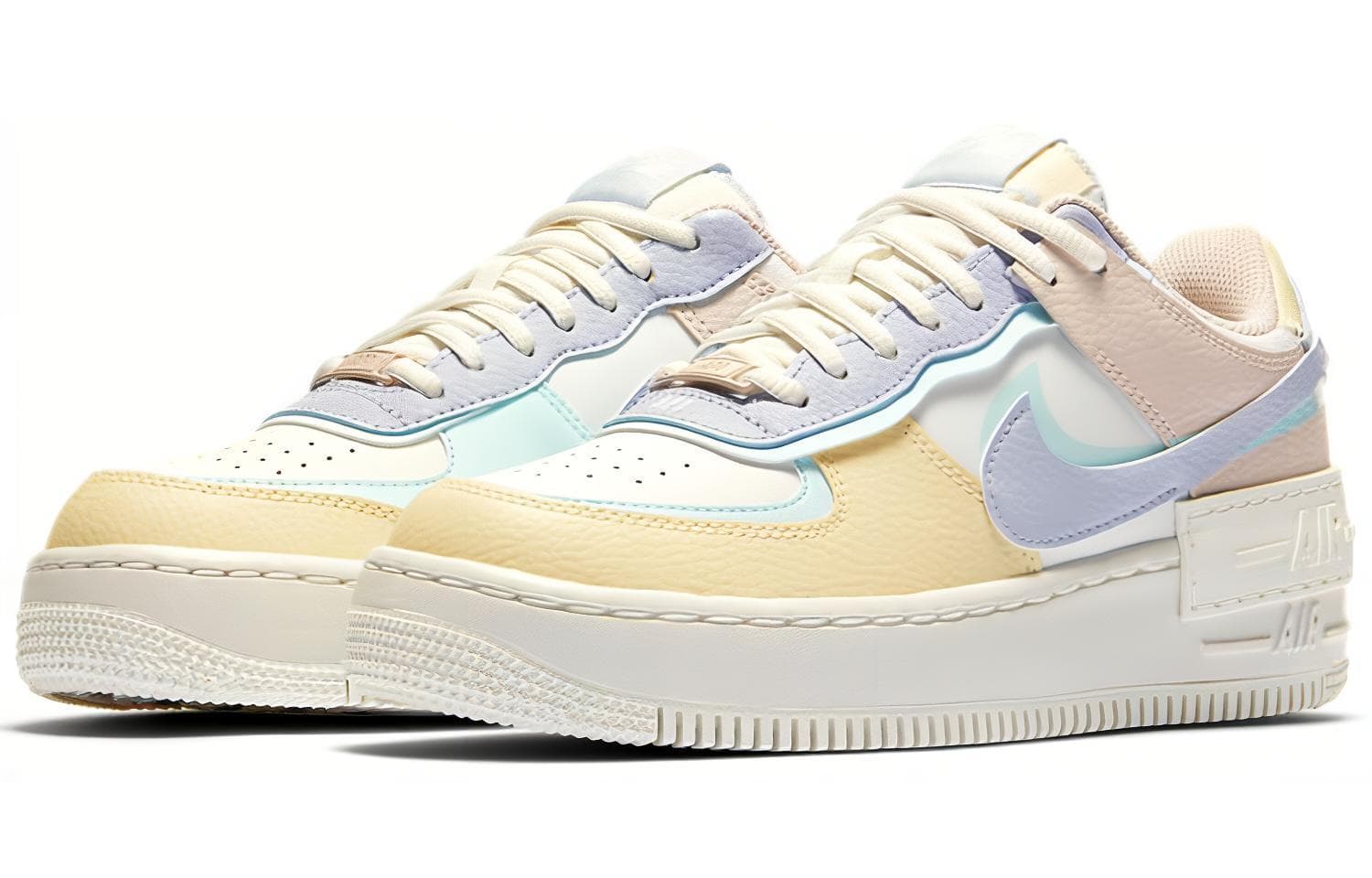 Кроссовки Nike Air Force 1 Shadow White Blue Pink - изображение 3