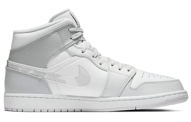 Ретро баскетбольные кроссовки Jordan Air Jordan 1 Mid "Grey Camo" - изображение 2
