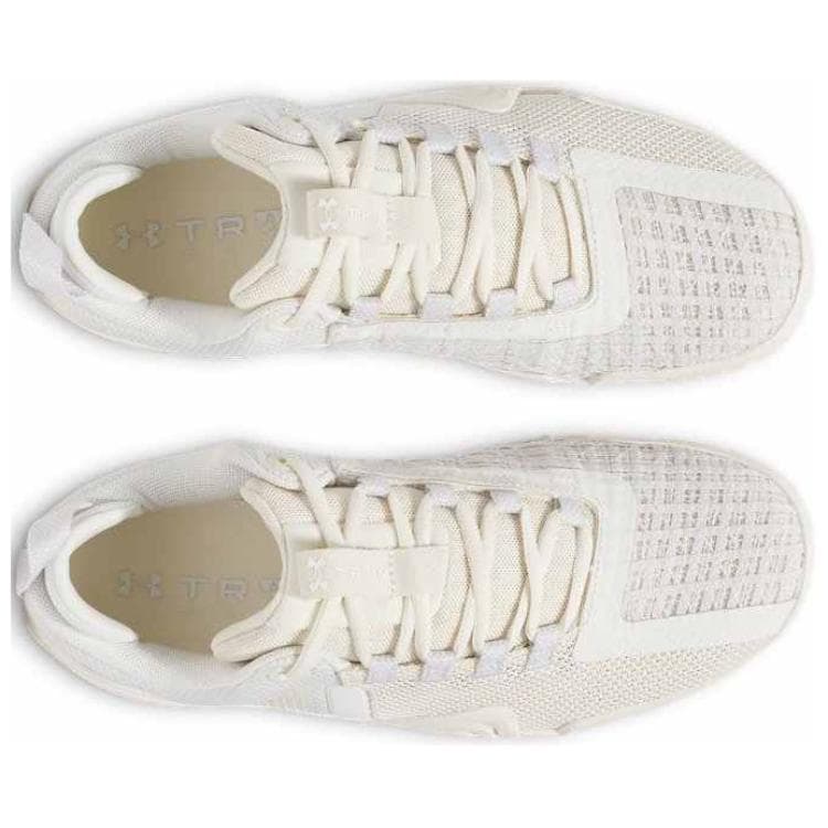Кроссовки для спортзала Under Armour Reign 6 противоскользящие устойчивые к истиранию низкие кроссовки для тренировок мужские бежевые - изображение 4