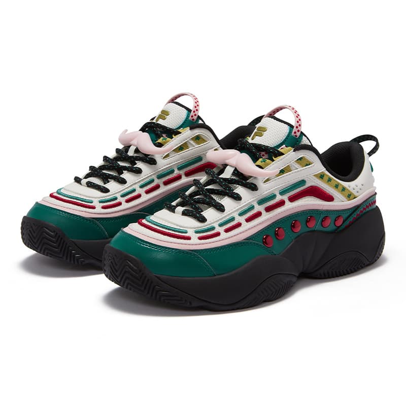 Ретро баскетбольные кроссовки FILA FUSION FIRE XMAS - изображение 6