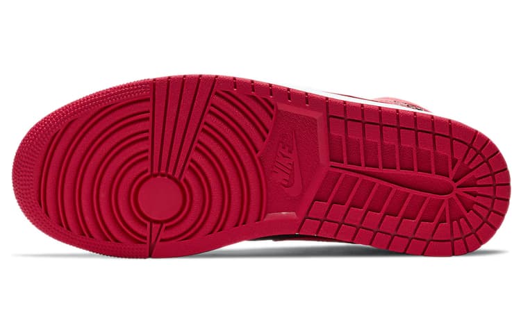 Ретро баскетбольные кроссовки Jordan Air Jordan 1 Mid "Red and Black" - изображение 6