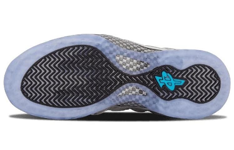 Ретро баскетбольные кроссовки Nike Foamposite One Chromeposite Silver - изображение 6