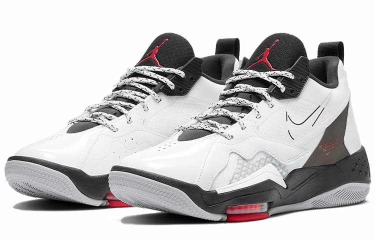 Кроссовки для баскетбола Jordan Zoom 92 White Black - изображение 3