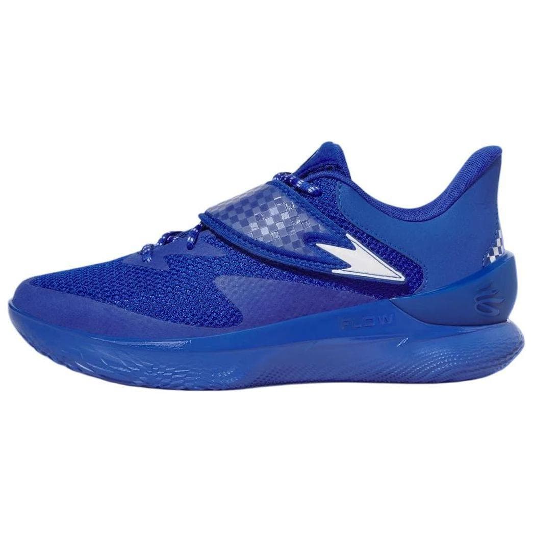 Кроссовки для баскетбола Under Armour Curry Fox 1 Противоскользящие Устойчивые к истиранию Низкие Баскетбольные кроссовки Мужские Синие - изображение 1