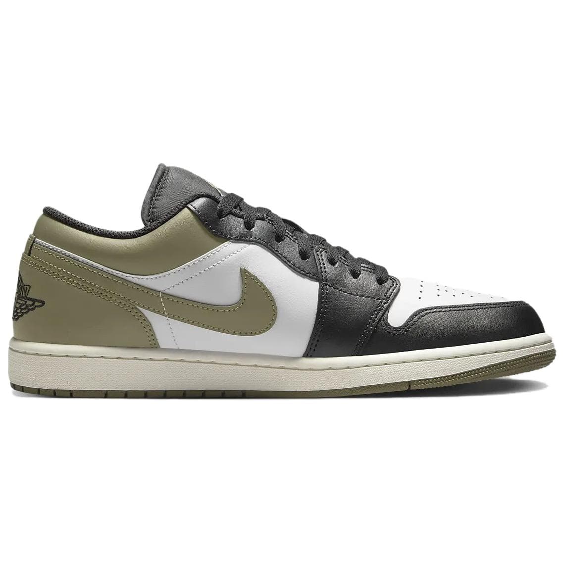 Ретро баскетбольные кроссовки Air Jordan 1 Low "Medium Olive" - изображение 2