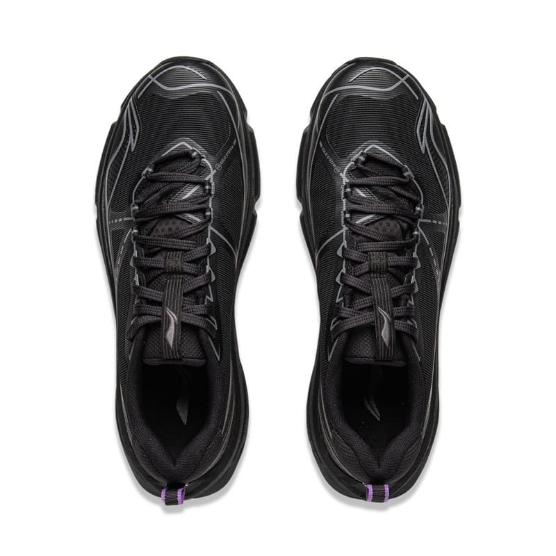 Кроссовки Li-Ning CF Su Xinglan Универсальные удобные модные походные ботинки унисекс низкой высоты ночной черный - изображение 5