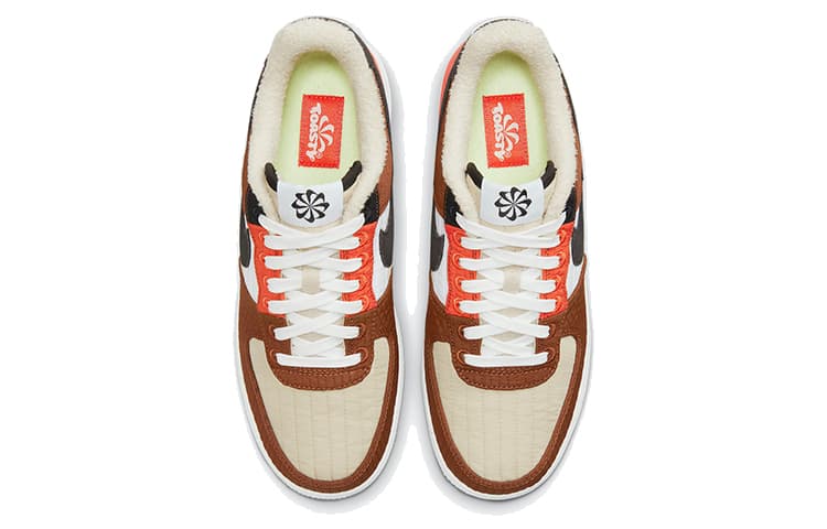 Кроссовки Nike Air Force 1 Low Toasty White Brown Orange — фото 4