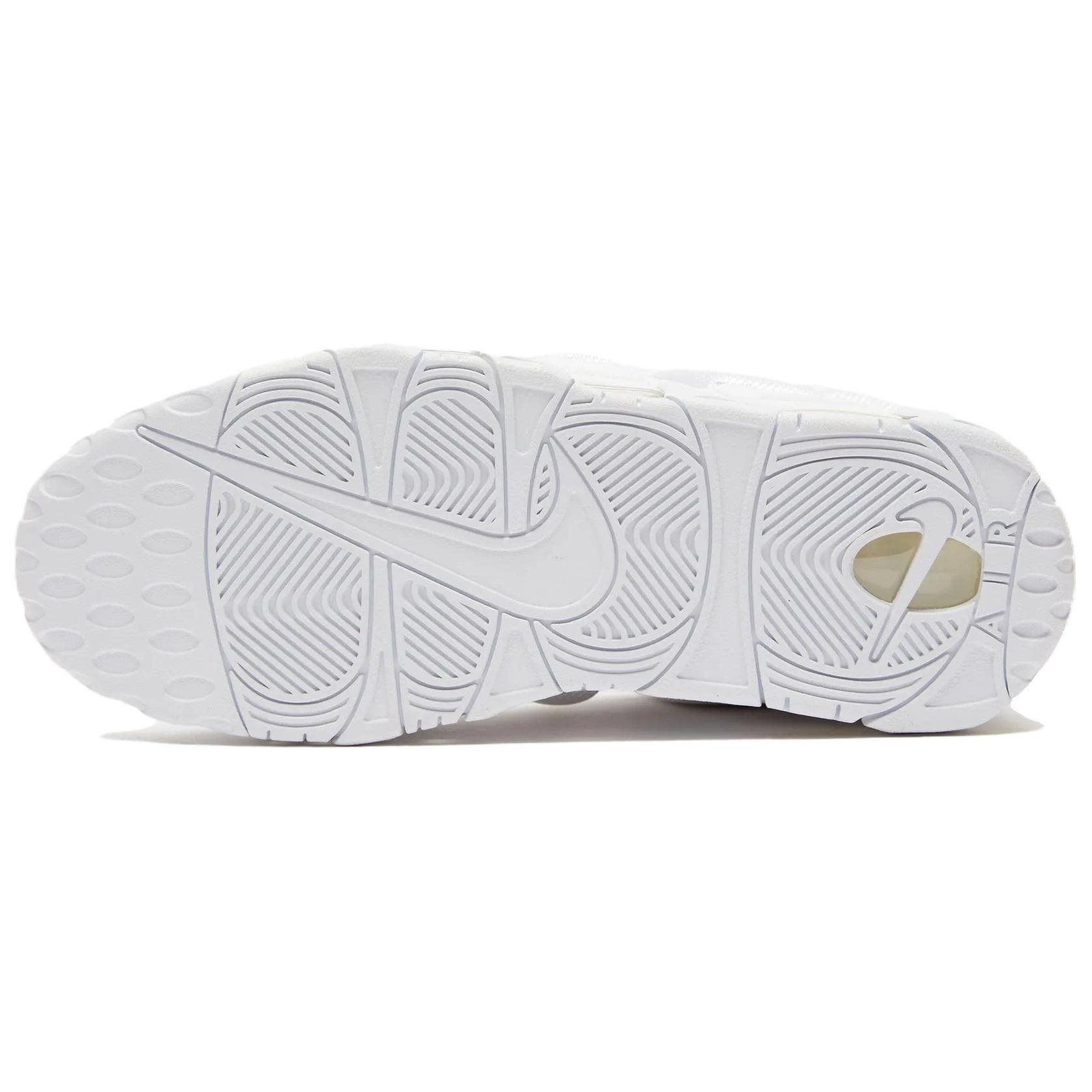 Кроссовки для баскетбола Nike Air More Uptempo противоскользящие устойчивые к истиранию низкие мужские баскетбольные кроссовки белые - изображение 5