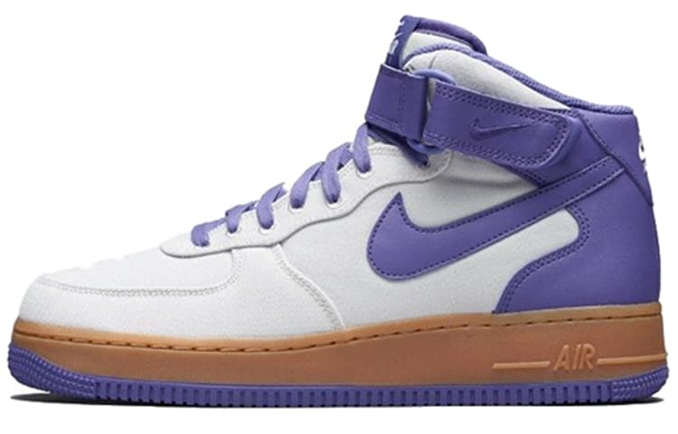Кроссовки Nike Air Force 1 Mid Light Bone Purple Beige