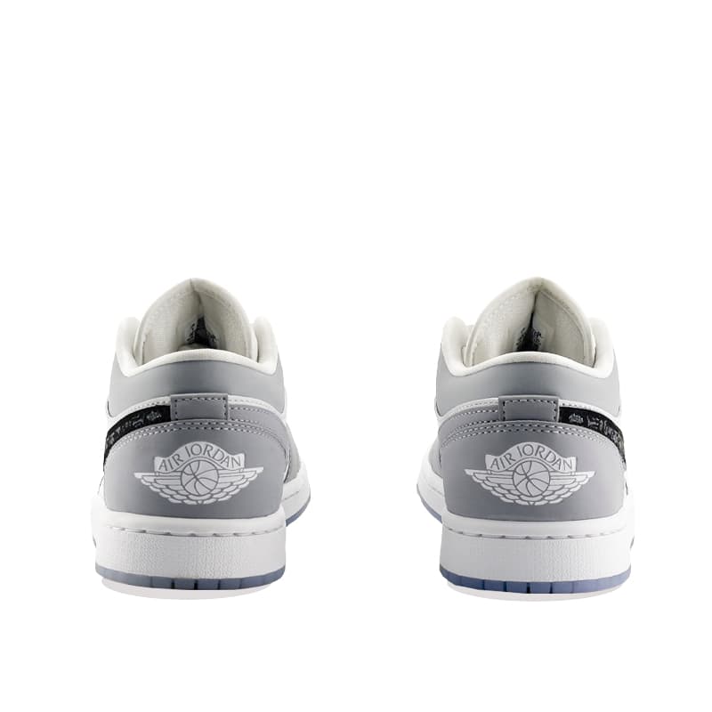 Ретро баскетбольные кроссовки Jordan Air Jordan 1 Low "Wolf Grey" - изображение 4