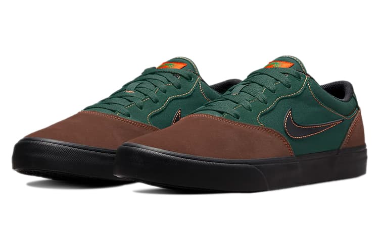 Кроссовки Nike SB Chron 2 Brown Green - изображение 3