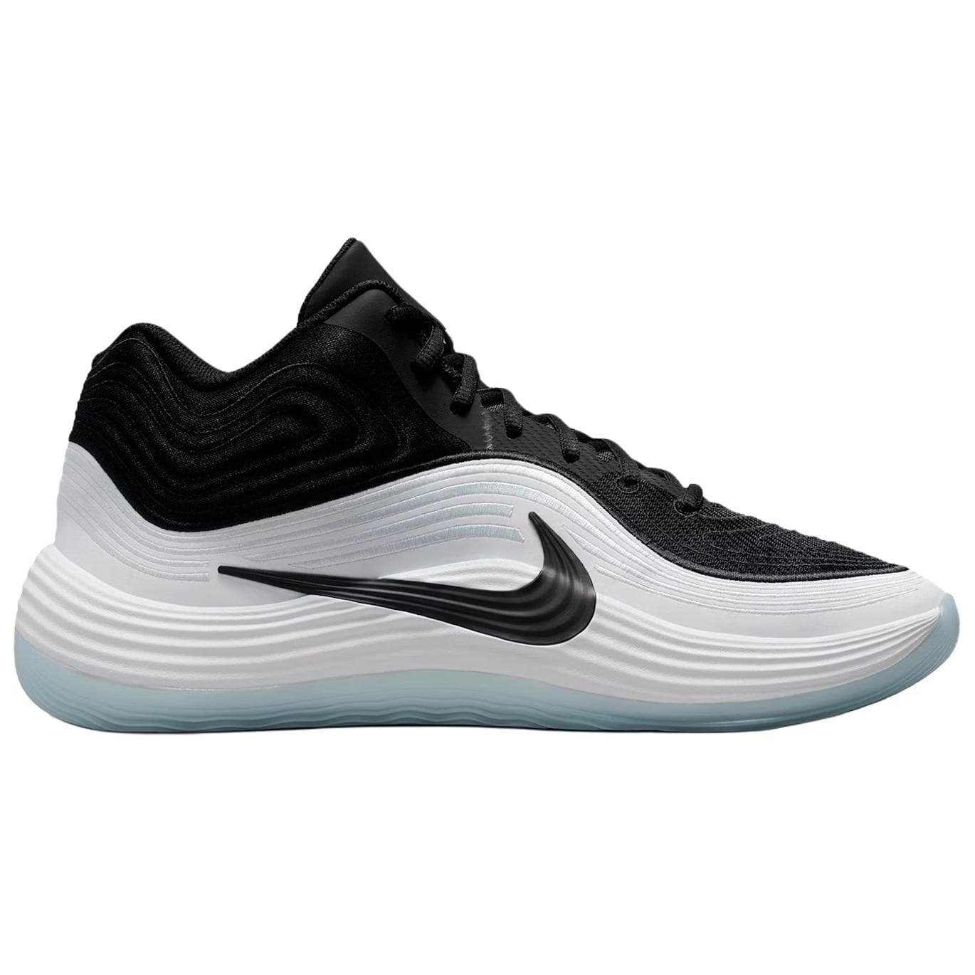 Кроссовки для баскетбола Nike Precision 8 MID Топ Баскетбольные кроссовки Унисекс Черный Белый - изображение 2