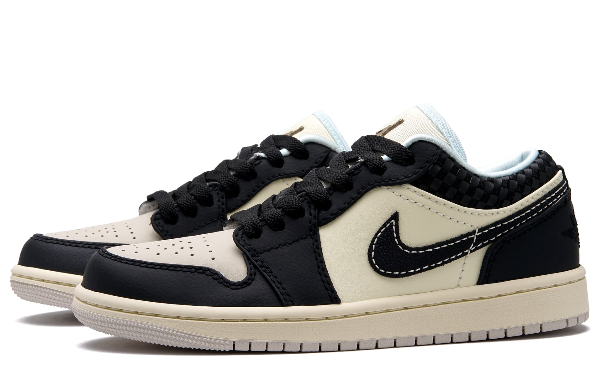 Ретро баскетбольные кроссовки Jordan Air Jordan 1 "Weave Panda" — фото 3
