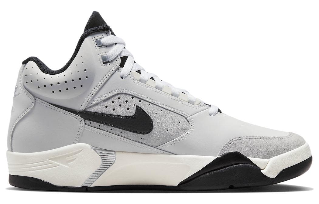 Кроссовки для баскетбола Nike Air Flight Lite Mid Grey Black - изображение 2