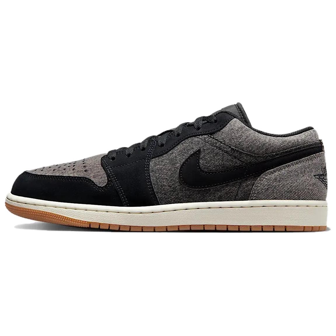 Ретро баскетбольные кроссовки Jordan Air Jordan 1 Low Топ Ретро-баскетбольные кроссовки Мужской Черный - изображение 1