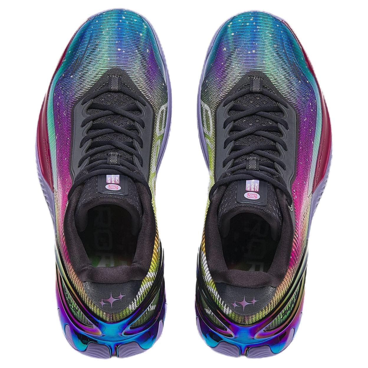 Кроссовки для баскетбола Anta Zap 3 Low Топ Передняя часть Вилка Карбоновая плита Баскетбольные кроссовки Мужской Серый Белый Красный - изображение 5