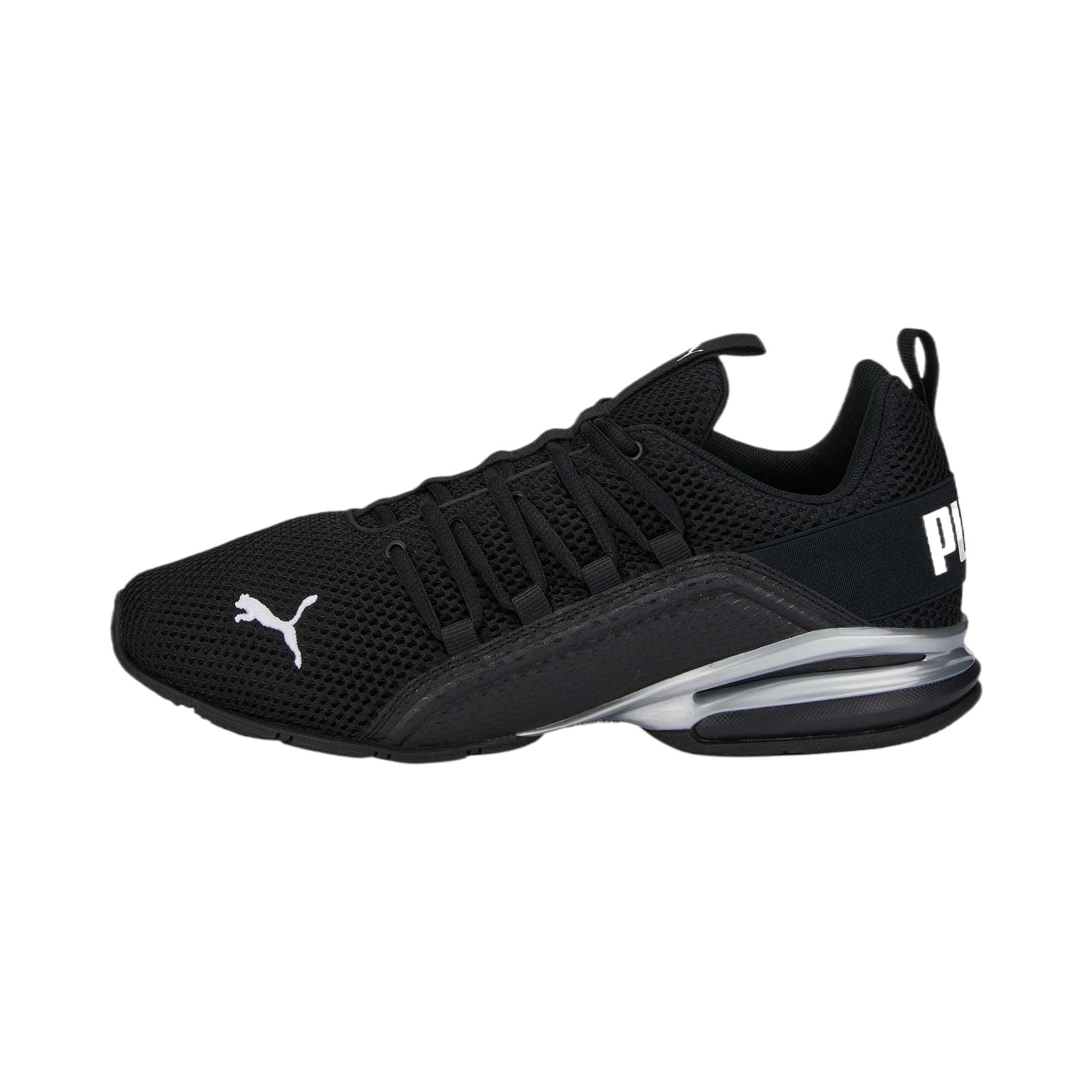 Кроссовки для спортзала PUMA Axelion Износостойкие Легкие Низкие Тренировочные Кроссовки Мужские Черные - изображение 1