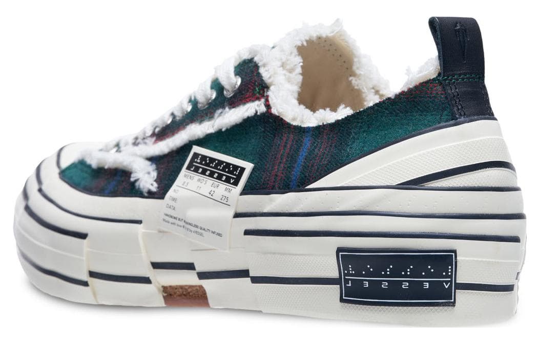 Кеды xVESSEL Forrest Green Plaid - изображение 3