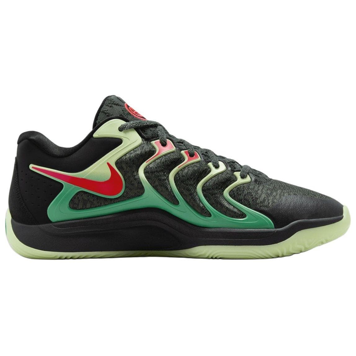 Кроссовки для баскетбола Nike KD 17 Противоскользящие устойчивые к истиранию низкие баскетбольные кроссовки для мужчин темно-зеленые - изображение 2