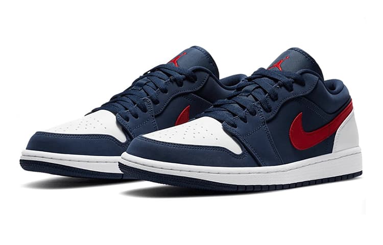 Ретро баскетбольные кроссовки Jordan Air Jordan 1 Low "USA" — фото 3