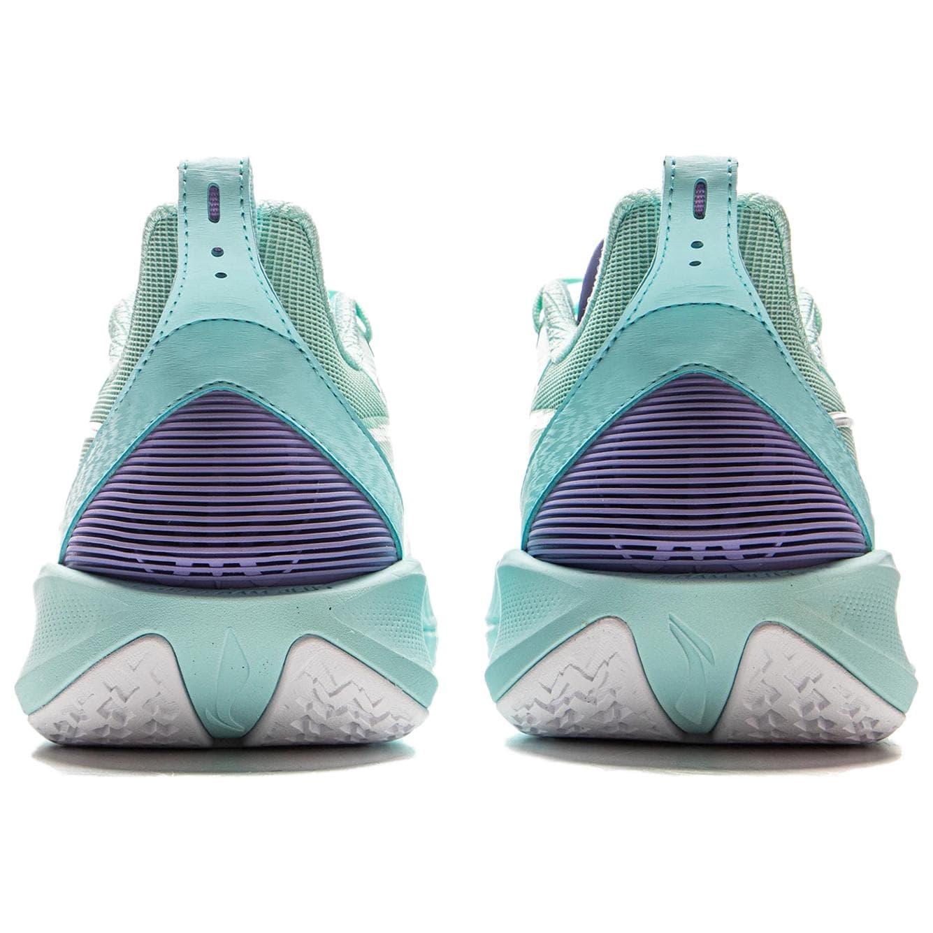 Кроссовки для баскетбола Li-Ning LINING Cloud Flash 2V2 Технология BOOM Баскетбольные кроссовки для игры Легкие амортизирующие устойчивые с защитой от опрокидывания Лоу-топы Мужской Плавающий зеленый Небесно-голубой - изображение 4