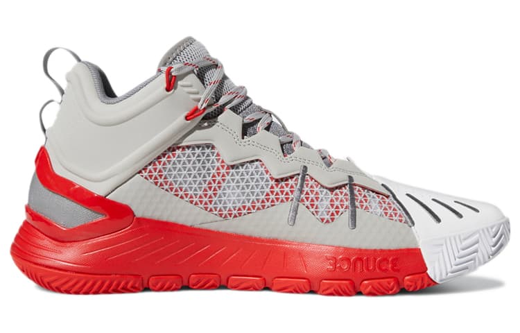 Ретро баскетбольные кроссовки adidas D Rose Son Of Chi Low White Red - изображение 2