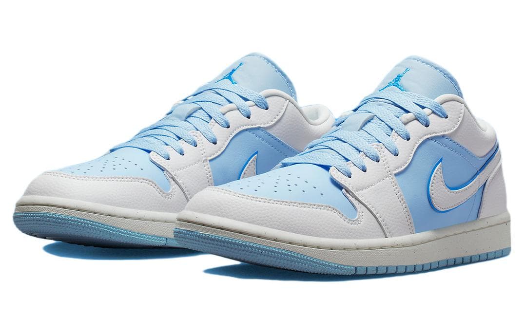 Ретро баскетбольные кроссовки Jordan Air Jordan 1 Low "Ice Blue" - изображение 3