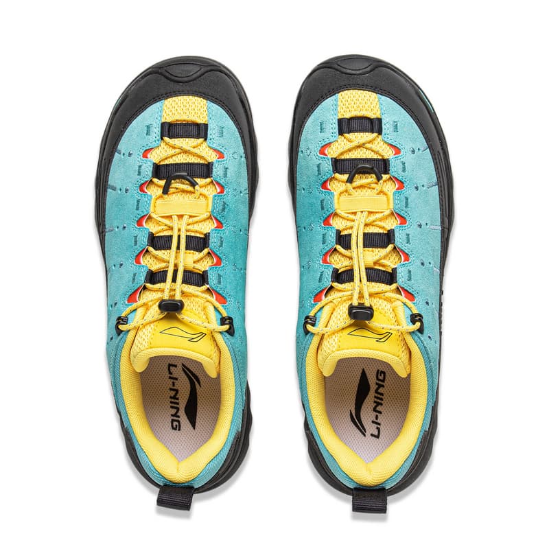 Кроссовки Li NING Outdoor CF Tracing Forest Grace SE Дышащий Low Топ Походная обувь Унисекс Синий черный - изображение 4