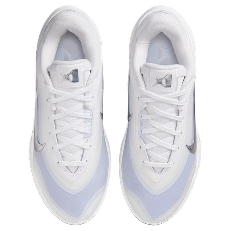 Кроссовки для баскетбола Nike A'One Low Баскетбольные кроссовки Унисекс Белый Синий - изображение 2