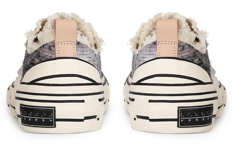 Кроссовки xVESSEL G.O.P. Lows "Corduroy Gray Tie-dye" - изображение 5