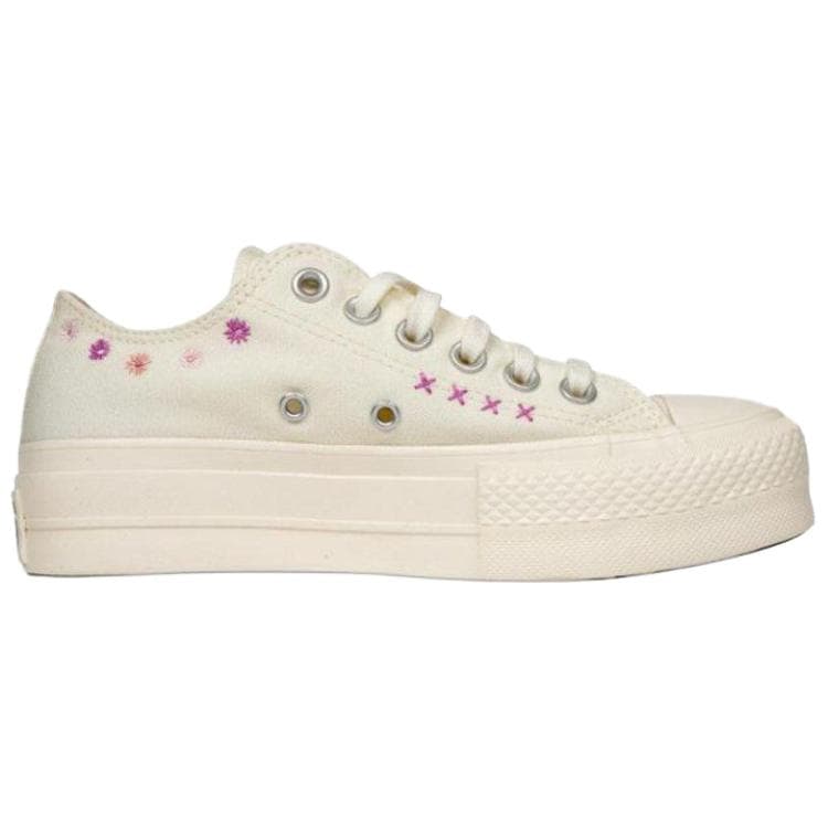 Кеды Converse Chuck TAYLOR Сезонные Износостойкие Низкие Кеды Женские Бежевые - изображение 2