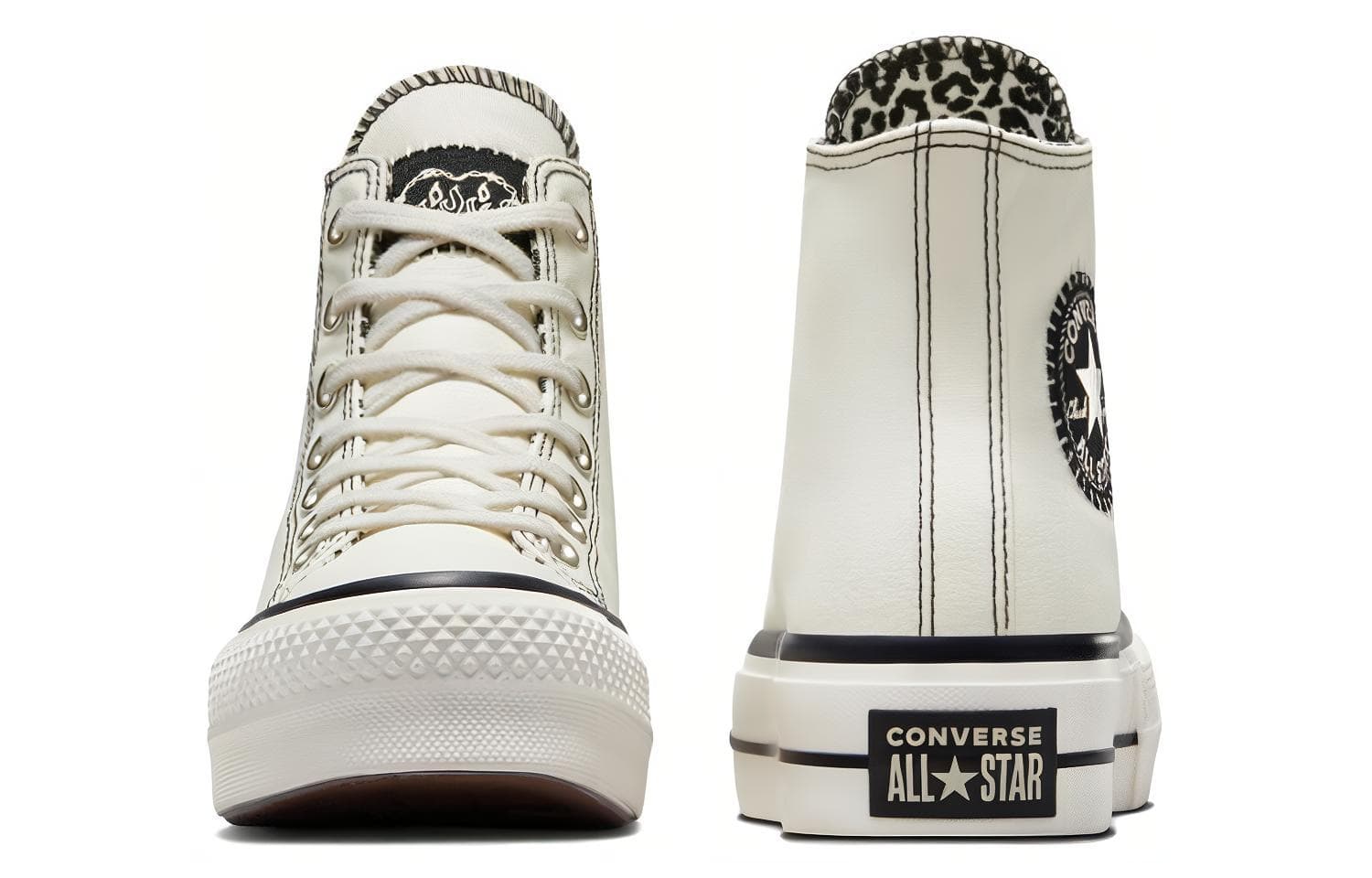 Кеды Converse All Star Lift удобные универсальные износостойкие увеличивающие рост хай-топы кеды женские белые - изображение 4