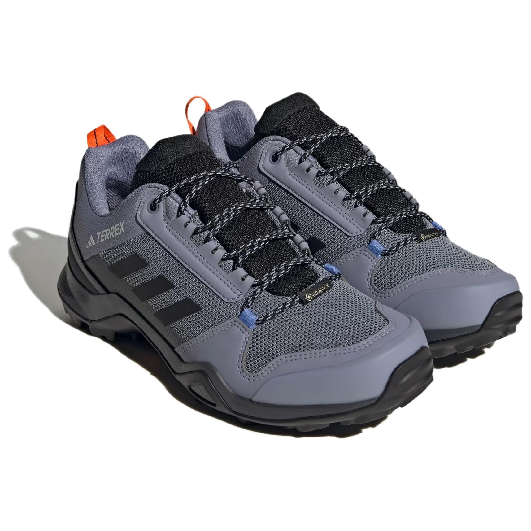 Кроссовки Adidas TERREX AX3 GTX Нескользящая и Водонепроницаемая Низкая Обувь для Альпинизма Мужская Синяя - изображение 2