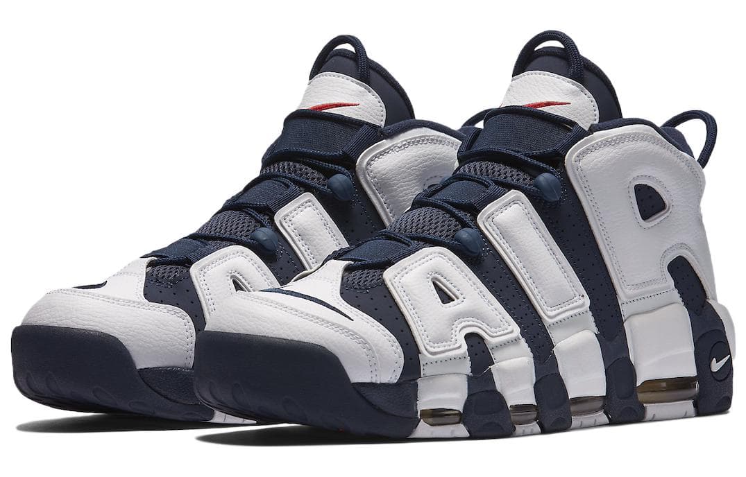 Ретро баскетбольные кроссовки Nike Air More Uptempo "Olympic" - изображение 3