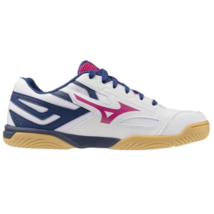 Кроссовки для спортзала Mizuno противоскользящие устойчивые к истиранию низкие кроссовки для тренировок женские белые розовые синие - изображение 2