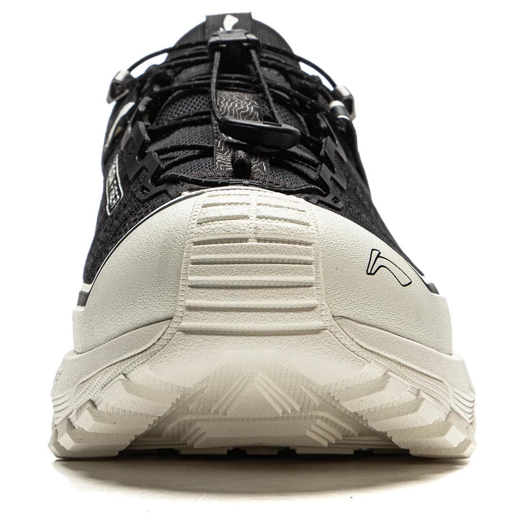Кроссовки Li NING Outdoor Counterflow Xingchuan Pro Дышащий Low Топ Походная обувь Унисекс Черный белый - изображение 4