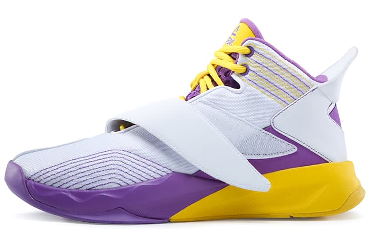 Кроссовки для баскетбола Peak Speed Series White Purple Gold - изображение 1