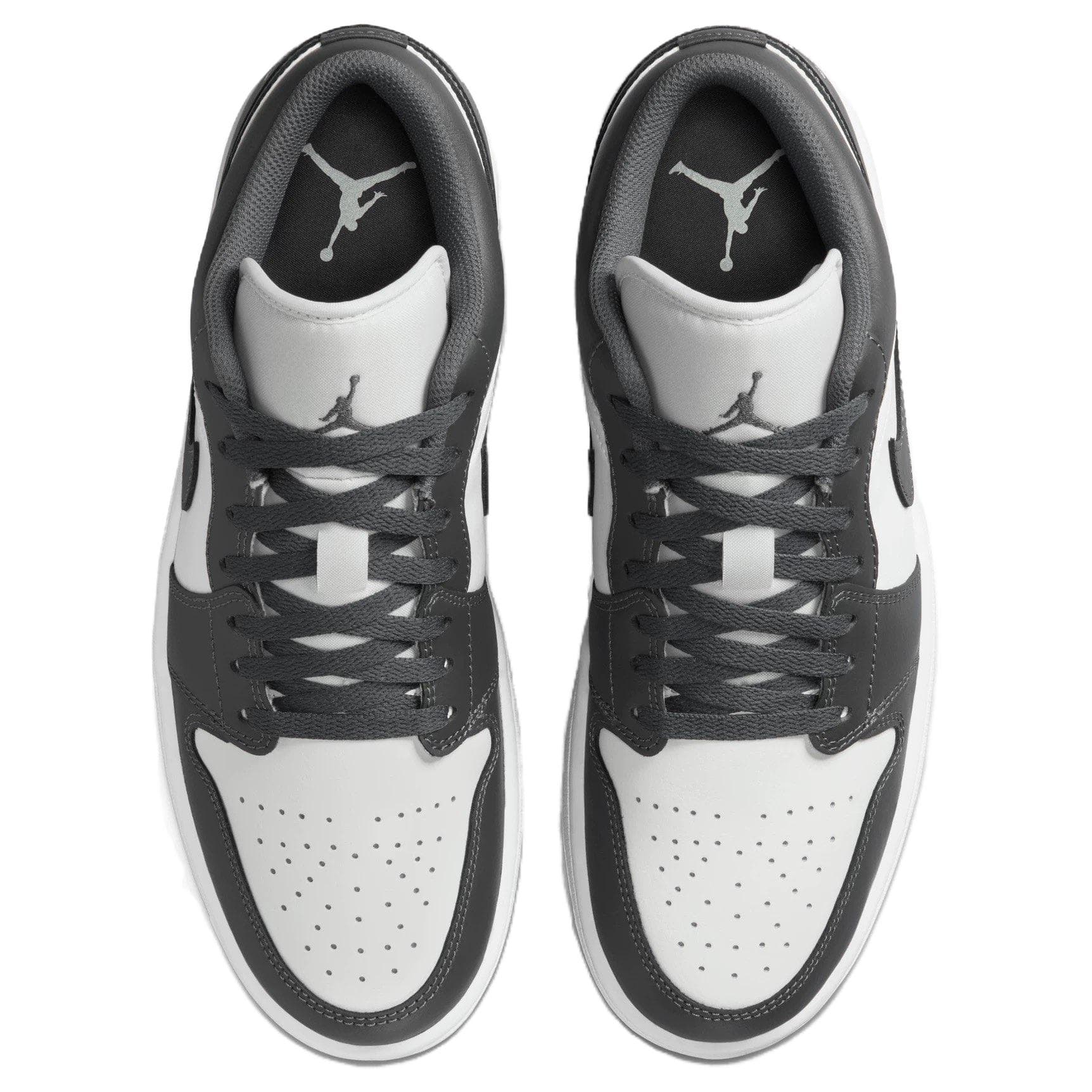 Ретро баскетбольные кроссовки Jordan Air Jordan 1 Low Grey White - изображение 4