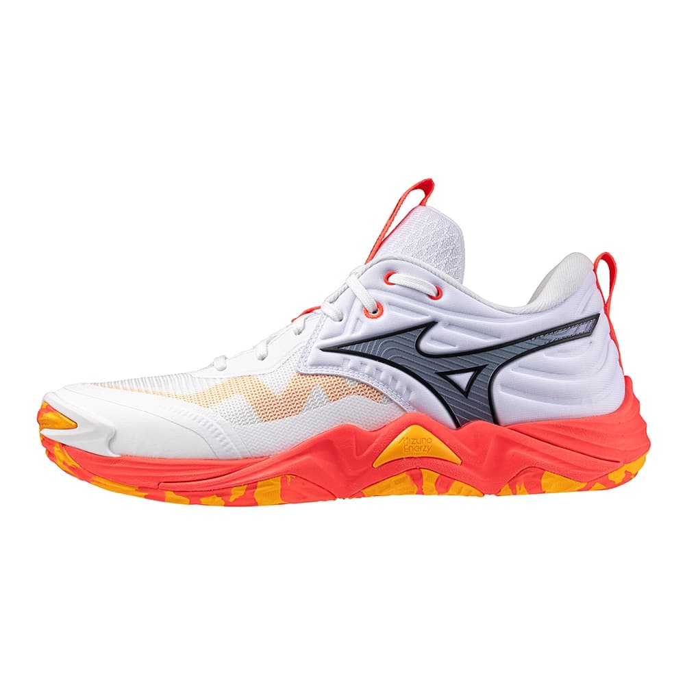 Кроссовки для спортзала Mizuno WAVE MOMENTUM ELITE Искусственная кожа Низкие кроссовки для тренировок Унисекс Оранжевый - изображение 1