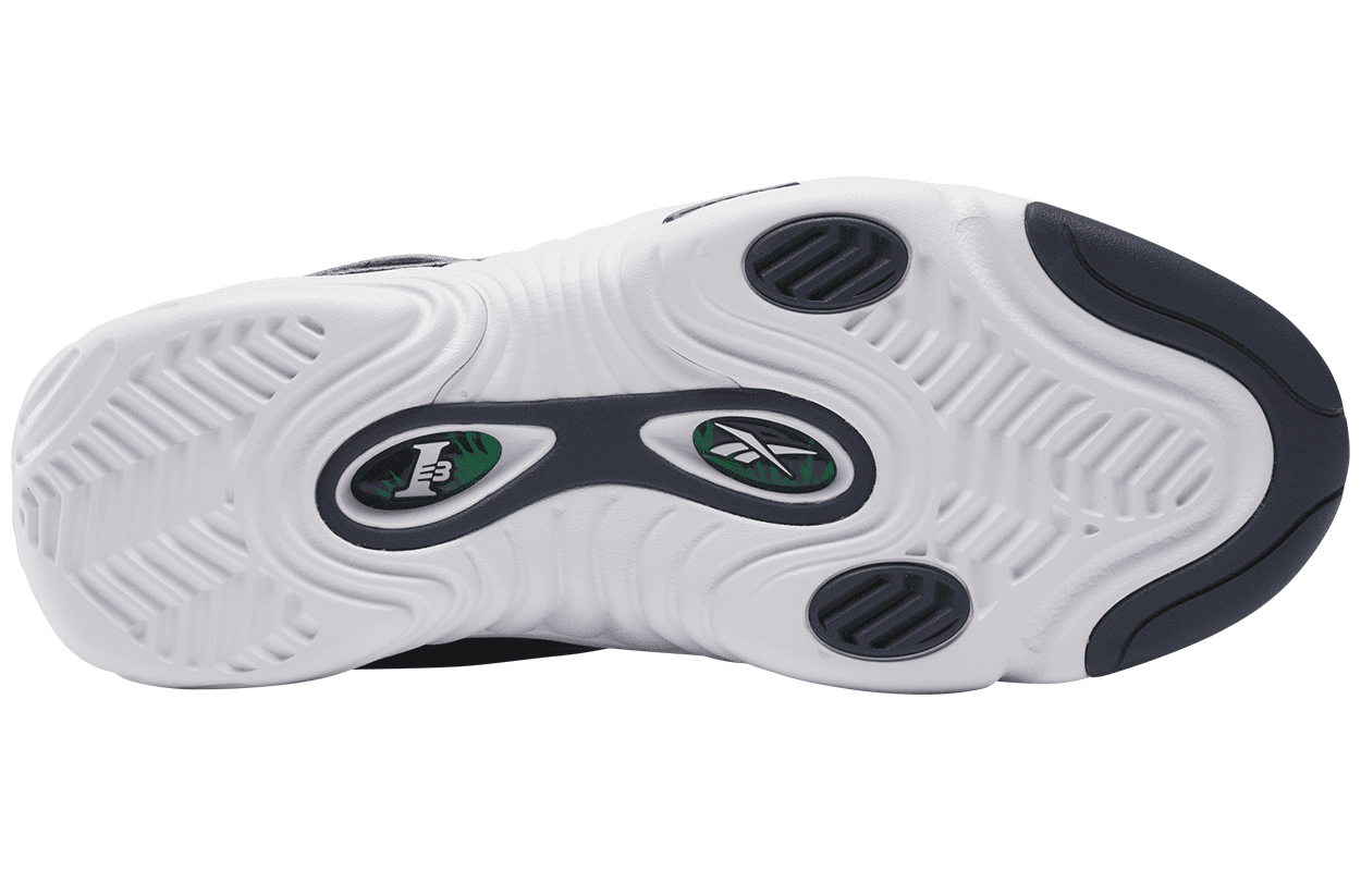 Ретро баскетбольные кроссовки REEBOK Answer3 MID Топ Ретро-баскетбольные кроссовки Унисекс Сине-белый - изображение 5