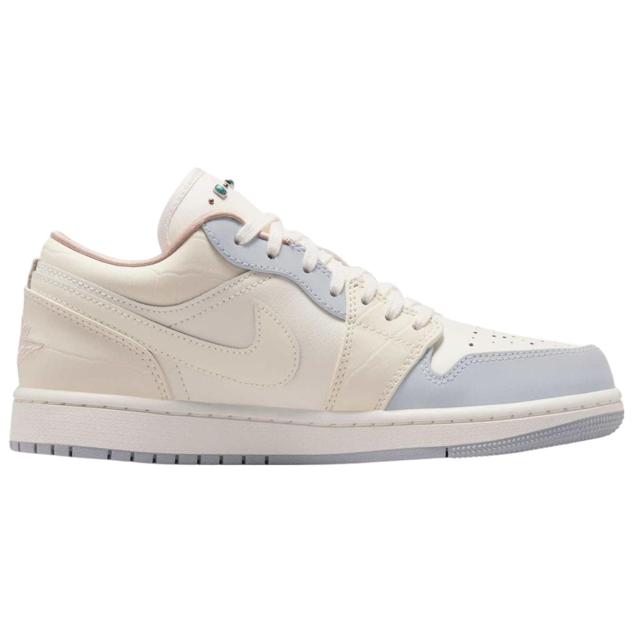 Ретро баскетбольные кроссовки Jordan Air Jordan 1 Low Vintage Basketball Shoes Women's Off-White - изображение 2