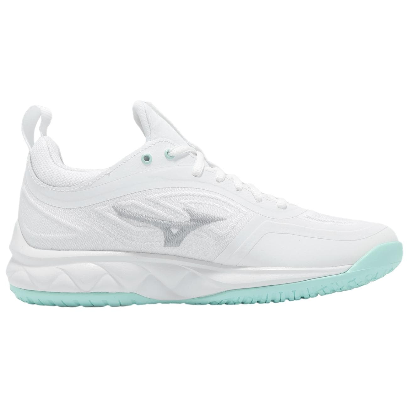 Кроссовки для спортзала Mizuno Wave Luminous 3 Low Тренировочные кроссовки Женские Белые Зеленые - изображение 2